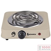 Эл. плита ВАСИЛИСА 1-конф спираль бежевая ВА-901 356613 (1)
