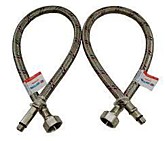 Подводка д/смес. сталь 1/2 хМ10х80см (пара) STM SWFHS080 (2/10/50)