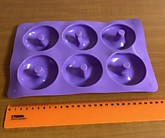 Форма силикон д/выпечки пончик  BCU7368