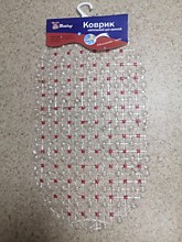 Коврик д/ванной резиновый Капля 63x34см (60)