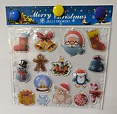 Наклейка НГ гелевые стикеры 6188-9 (12/288)