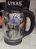 Эл/чайник стекл. корпус 2.0л LYKAS (12)