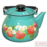 Чайник эмалированный 3,0л БИРЮЗА (10) пр-во ОАО КМК / 42115-123/6