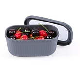 Контейнер пласт.рифленый  800ml 9024A (120)