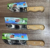 Нож с дерев.ручкой широкое лезвие 7036 (60)