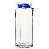 Кувшин Kosem v1000 с голубой крышкой 80051/Г SL/St (6)