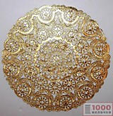 Клеенка декор. "Кружево" круглая D30 №2 (12/600)