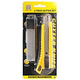 Нож с выдвижным лезвием + набор лезвий (24/240)