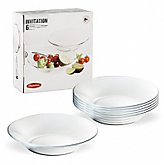Тарелка суповая Invitation закал. d-220мм 10335-2 (6) 