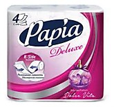 Т/бумага PAPIA DELUXE 4 рул/уп. 4-х сл. (14)